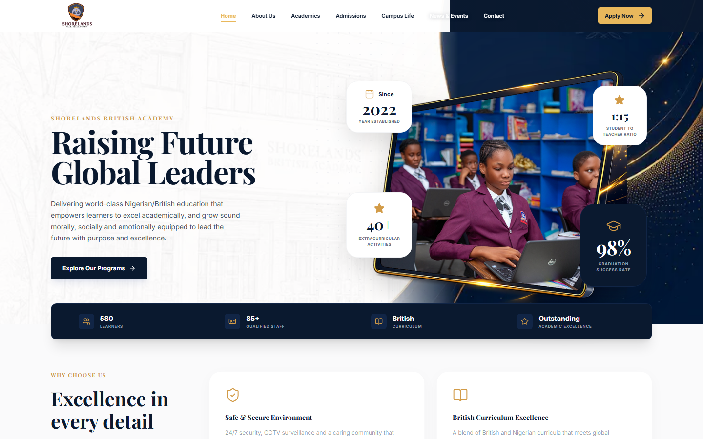 Shorelands British Academy